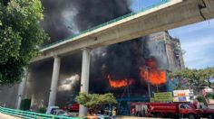 VIDEO: controlan el fuerte incendio en Galerías el Triunfo de San Jerónimo