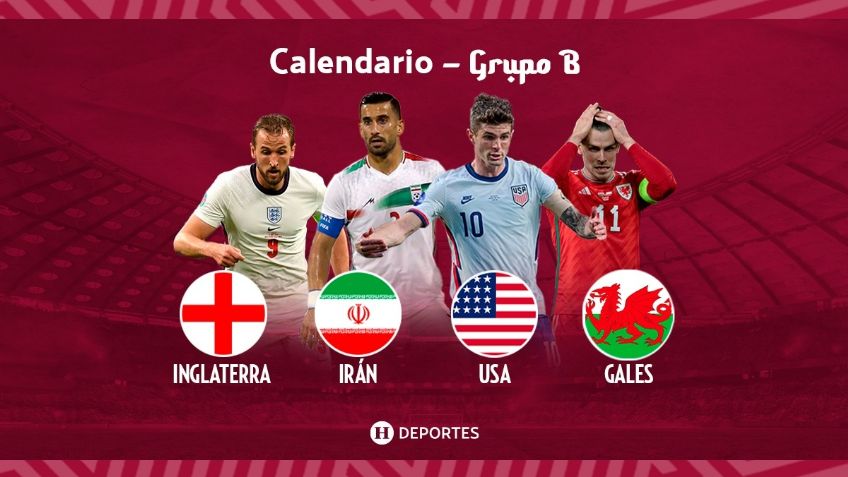 Qatar 2022: Grupo B calendario de partidos del mundial, horarios, fechas, TV y selecciones