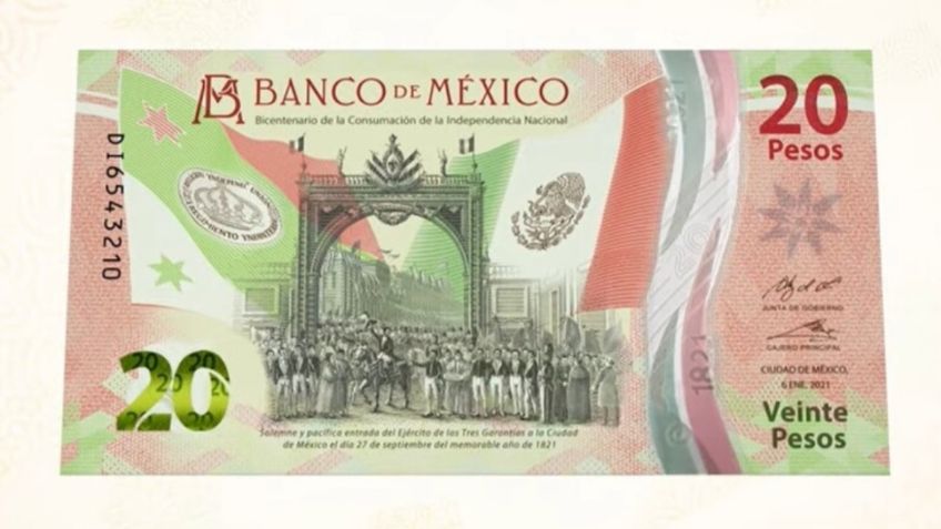 FOTO | Dan hasta 400 mil pesos por este  billete de 20 pesos conmemorativo con esta particular letra