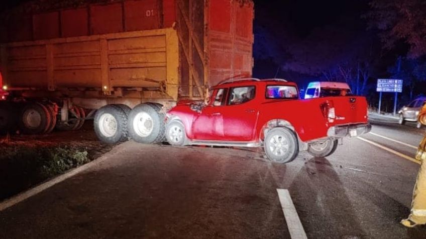 Así fue el brutal choque en una carretera de Chiapas que dejó 5 muertos