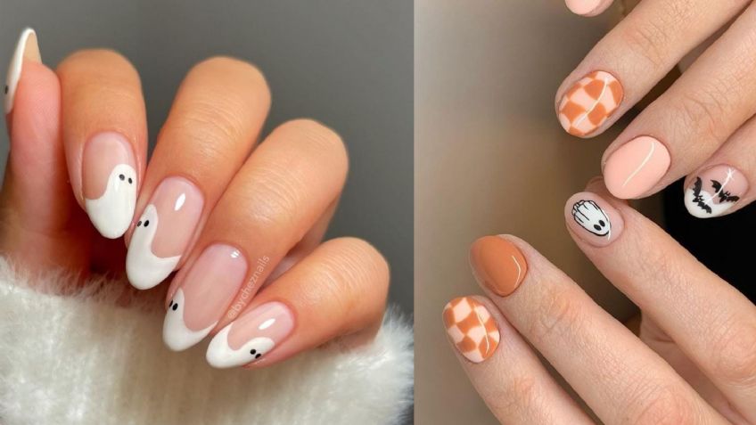 5 diseños de uñas minimalistas que puedes lucir en tus fiestas de Halloween