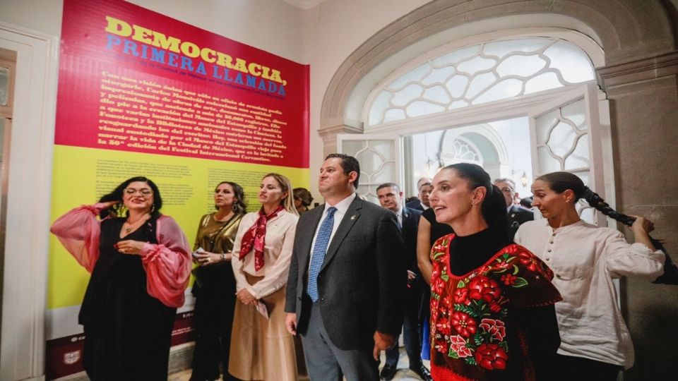 Claudia Sheinbaum en la apertura de 'La Casa Chilanga'