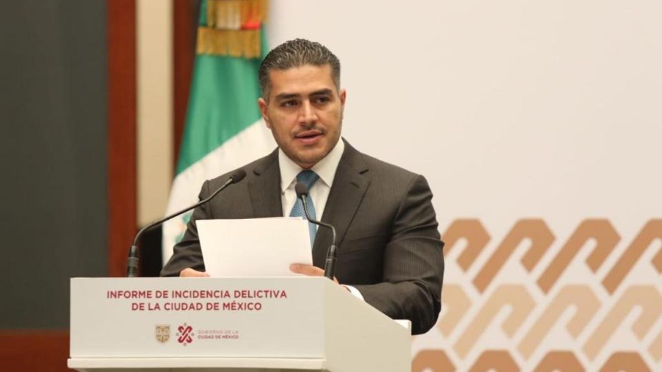 Omar García Harfuch, secretario de Seguridad de la Ciudad de México.