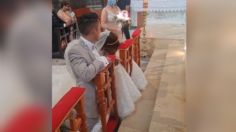 VIDEO | Una novia se desmayó en plena boda antes de dar el "sí acepto"