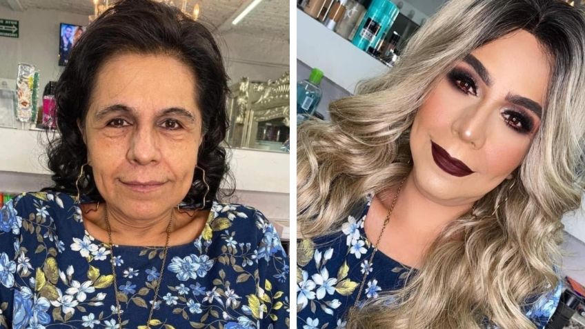 Maquillador se hace viral por rejuvenecer "en extremo" a sus clientas, les quitan hasta 20 años de encima