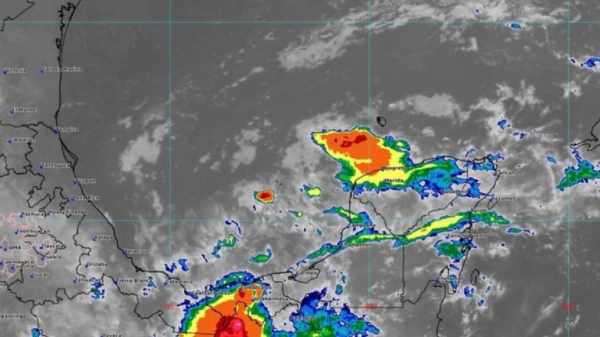 Ciclón Post-Tropical "Karl" perdió fuerza cerca de tocar tierra en México