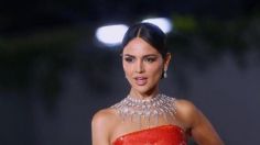 Desde Los Ángeles, Eiza González impone moda con impactante vestido rojo de lentejuelas