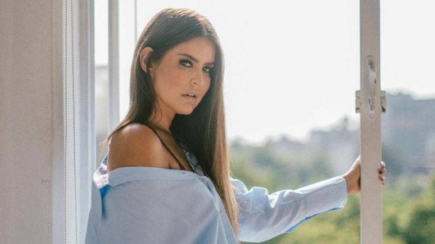 Desde la cama, Vanessa Claudio presume su belleza en lencería y camisa