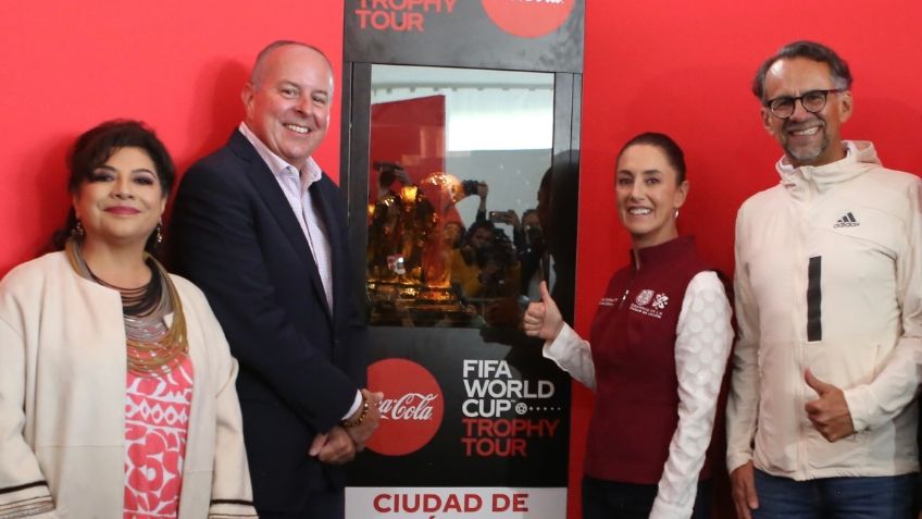 Iztapalapa  celebra el inicio del Tour del Trofeo Original de la Copa Mundial