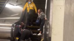 VIDEO | Dos hombres protagonizaron una brutal pelea en el metro de NY