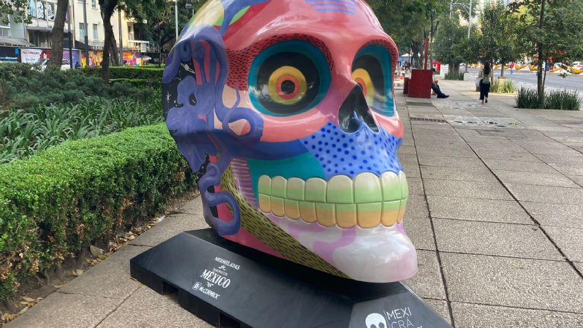 FOTOS: los Mexicráneos regresan a Paseo de la Reforma para conmemorar el Día de Muertos 2022