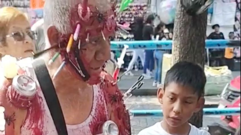 VIDEO: señor causa pánico con las mejores heridas para tu disfraz de Halloween