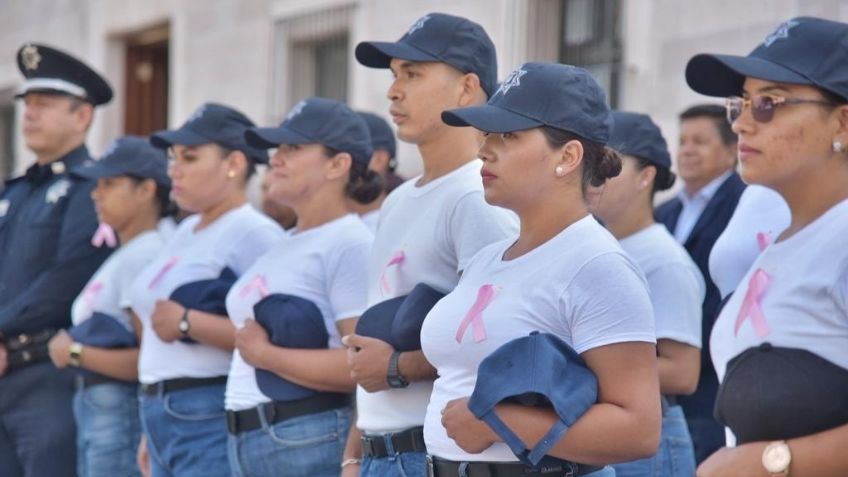 Policía Municipal de Jesús María con mayoría de mujeres en nuevos elementos