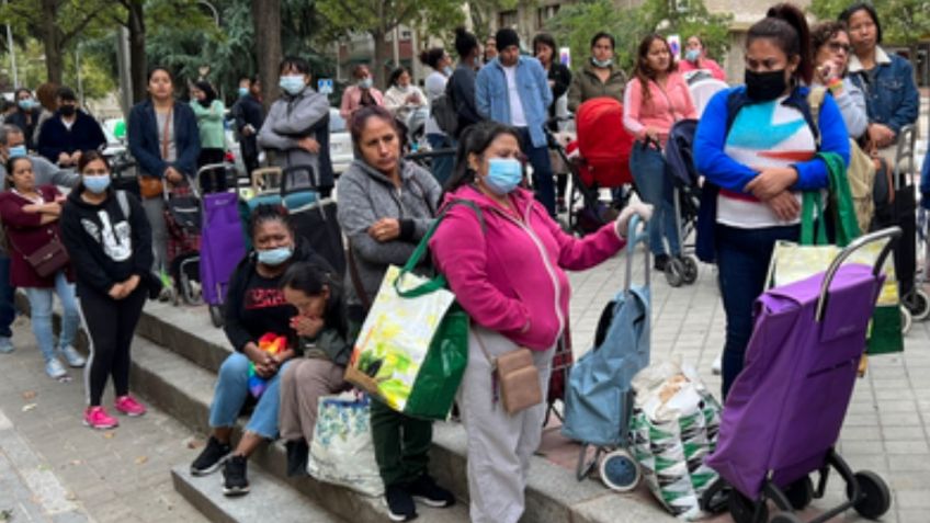 Más de dos millones de personas hacen filan para recibir comida ante la crisis