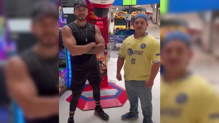 VIDEO: Albañil humilla a joven fitness, le ganó en 2 de 3 pruebas de fuerza