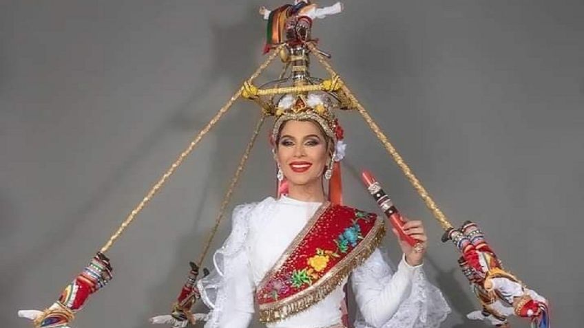 FOTOS | Los Voladores de Papantla serán homenajeados con este traje típico en un certamen de belleza internacional