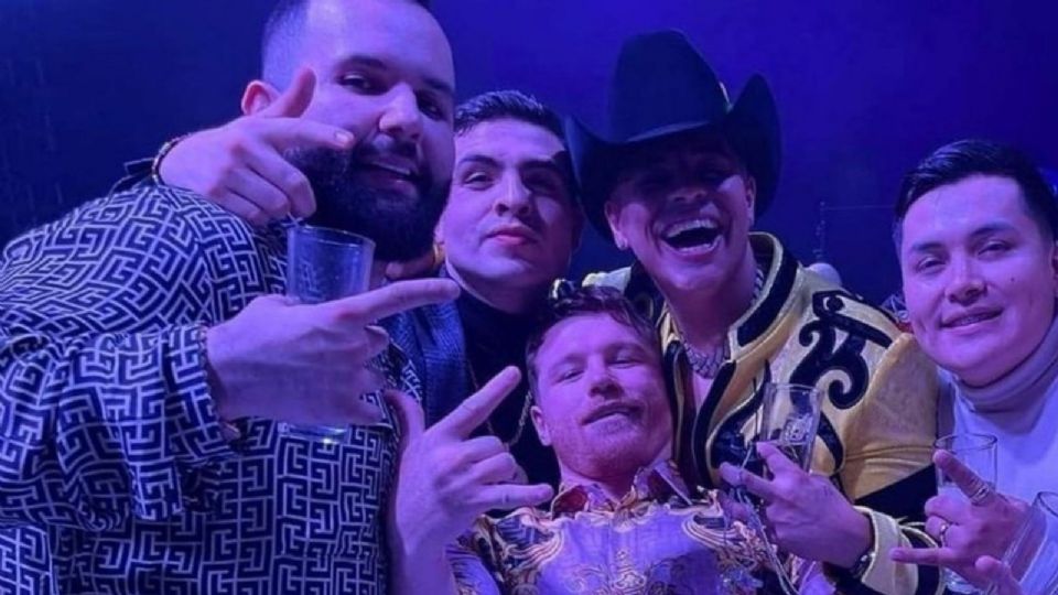 Canelo Álvarez habría corrido a Grupo Firme de la celebración