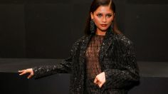 Zendaya conquista París con look de transparencias y minishort