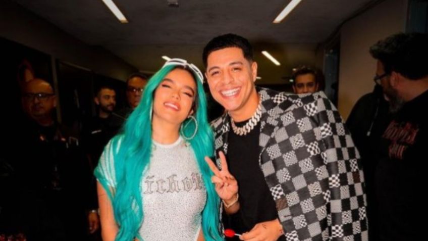 Eduin Caz se puso feliz por cantar con Karol G “Ya supérame” de Grupo Firme