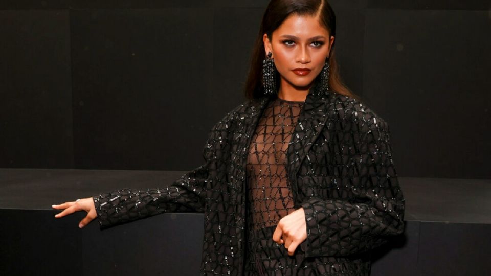 Zendaya se robó todas las miradas en la pasarela de Valentino.