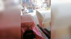 VIDEO | Madre calma a su hijo durante balacera en Sonora: "Son cohetes, mi niño"