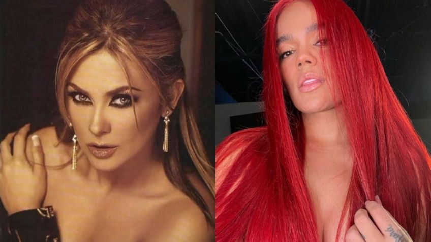 ¿Karol G eres tú? Aracely Arámbula sorprende con cabellera roja, se ve hermosa