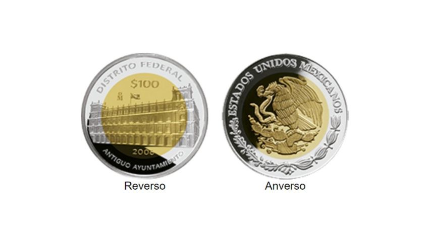 Moneda de 100 pesos que conmemora al extinto “Distrito Federal” es ofertada hasta en 30 mil pesos