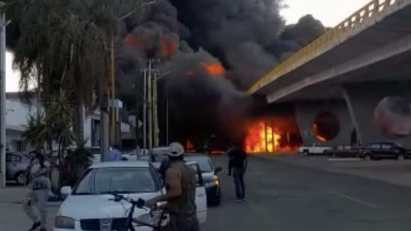 Dueños de la pipa en la mejor disposición de hacerse cargo de los daños tras choque contra el tren