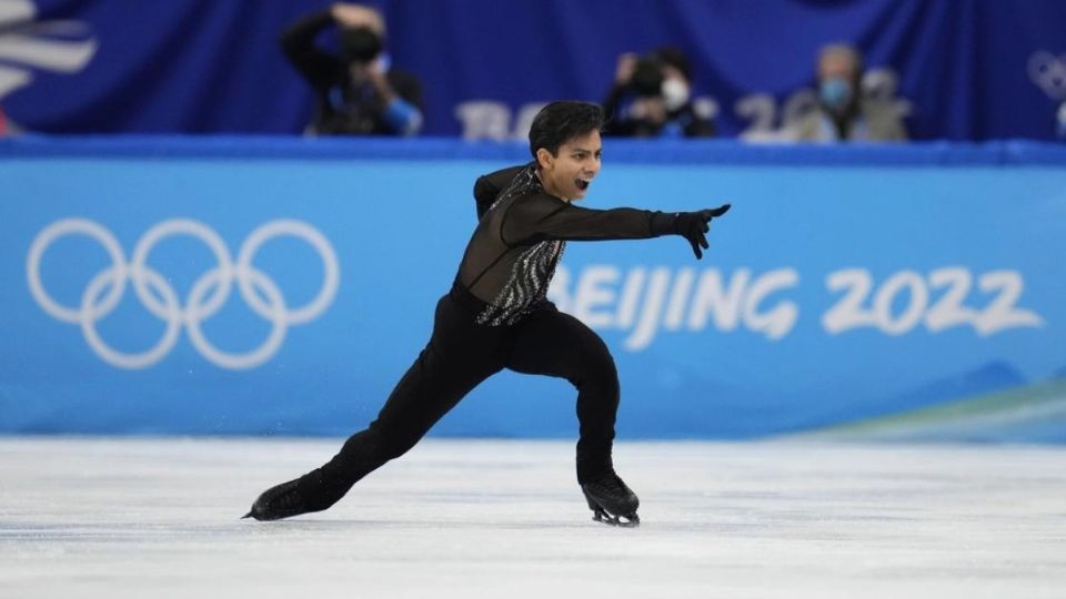 Es el primer mexicano y latino en llegar a una final de patinaje artístico en una justa invernal.