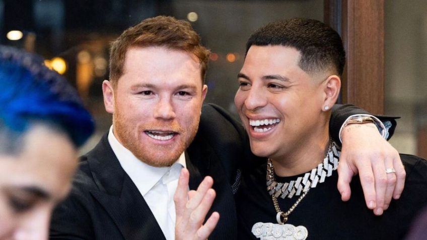 FOTO | “Canelo” Álvarez reaparece con Eduin Caz: “Pa’ la otra córreme bien”