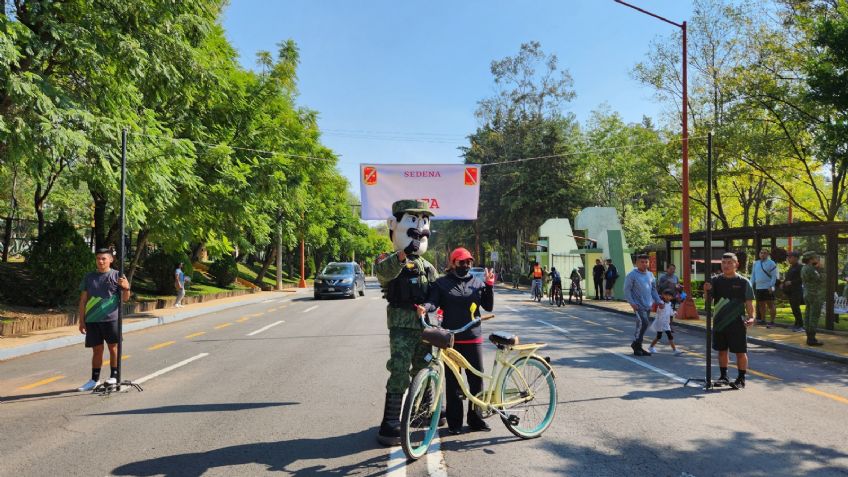 En imágenes: el 80 Batallón de Infantería abre sus puertas para el Paseo Dominical y Ciclista