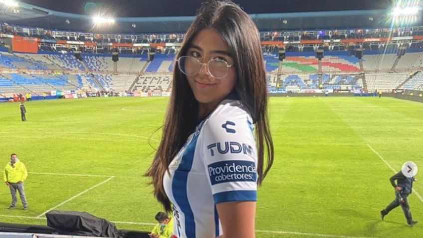 Frida, la aficionada más bella del Pachuca, conquista Instagram