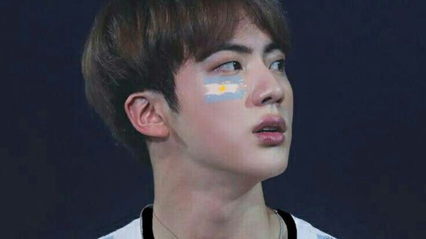 VIDEO: Jin de BTS reacciona al ver por primera vez a Messi antes de viajar a Argentina