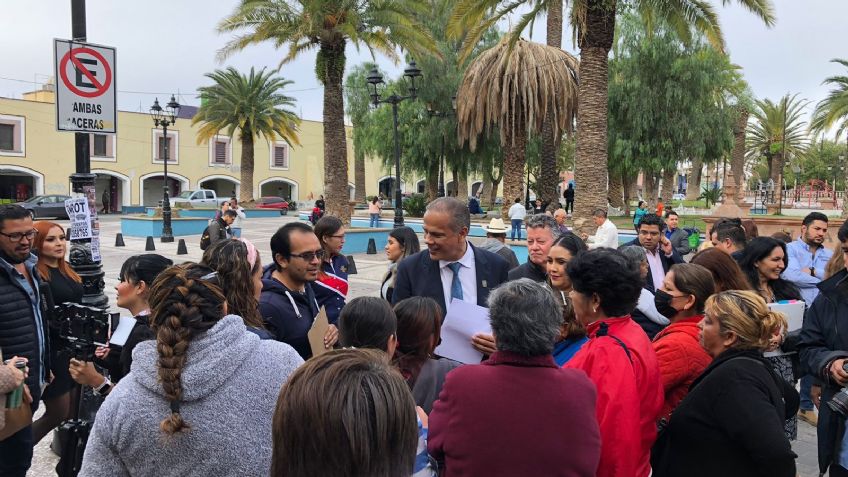 Vecinos del "Chichimeco" en Jesús María se manifiestan por falta de seguridad.