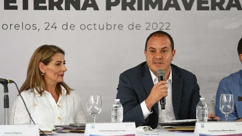 Cuauhtémoc Blanco encabeza la presentación de la campaña "Morelos, la Eterna Primavera" ante presentadores turísticos