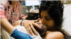 Aislinn Derbez recuerda el día de su parto con fotos muy personales de sus 36 horas de labor