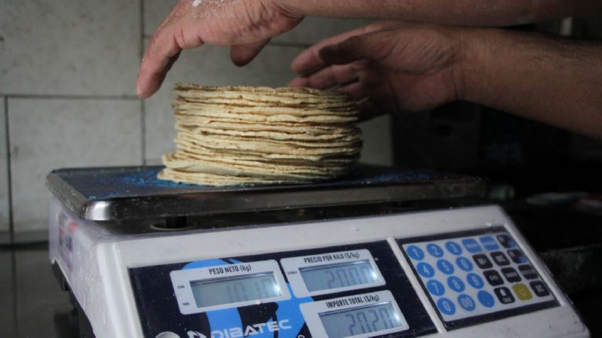 Sigue subiendo el precio del kilo de tortilla, hasta ahora lleva un aumento del 16.70%