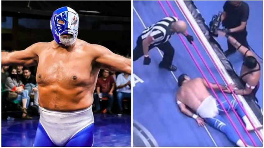 VIDEO: El espeluznante momento en que Blue Panther queda inconsciente, este es su estado de salud