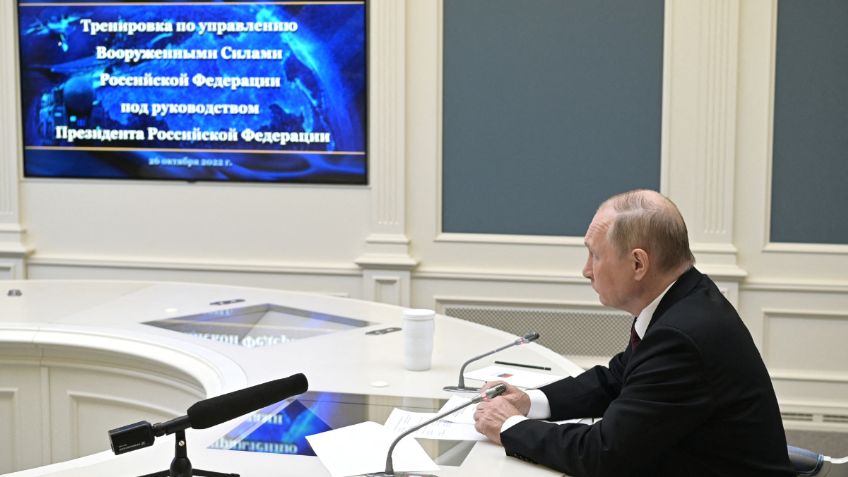 Putin ya se prepara para el Armagedón: supervisa ensayo de ataque nuclear ruso a gran escala