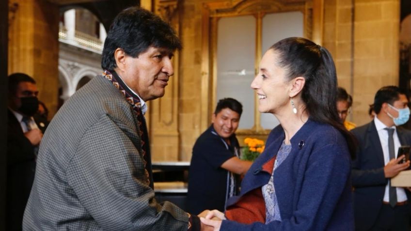 Claudia Sheinbaum celebra al expresidente de Bolivia: "Feliz cumpleaños Evo Morales