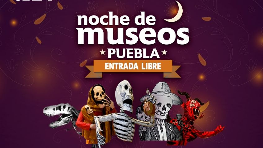 Secretaría de Cultura de Puebla anuncia "Noche de Museos" por programa de Día de Muertos