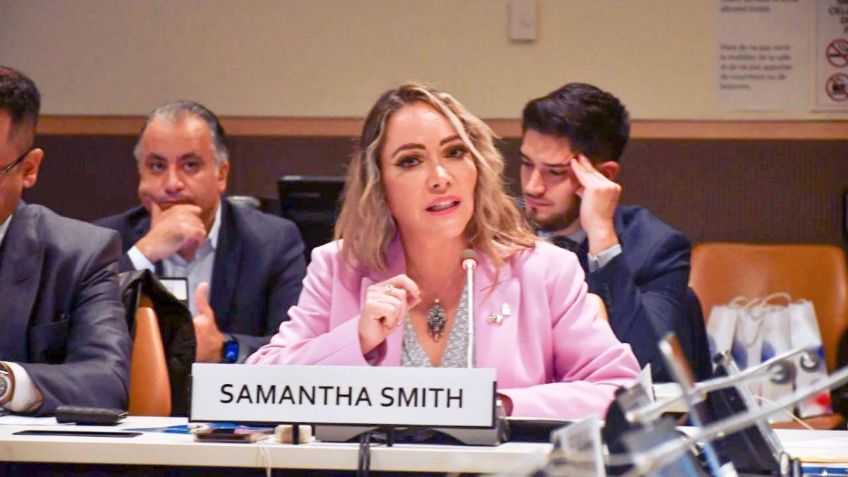 Samantha Smith representa a las familias mexicanas ante la ONU en Nueva York