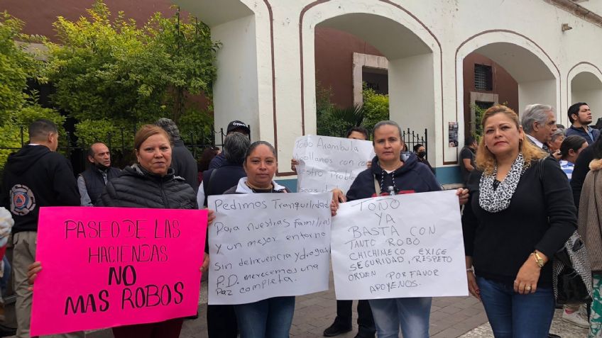 Delincuentes amenazan a vecinos del fraccionamiento Chichimeco, tras la manifestación