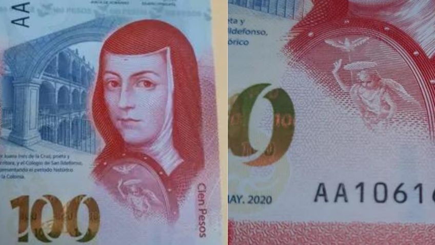 Ofrecen 5 MILLONES de pesos al dueño de este billete de 100 de Sor Juana