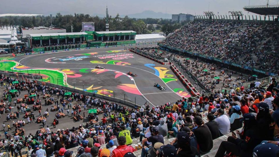 Imagen del circuito desde la grada del Foro Sol Sur