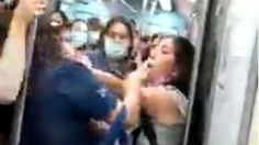 VIDEO | Metro CDMX: captan violenta riña entre mujeres por no ceder el asiento a una abuelita