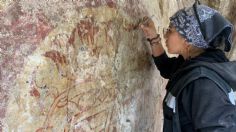 Morelos: descubren pintura mural del siglo XVI en Tepoztlán