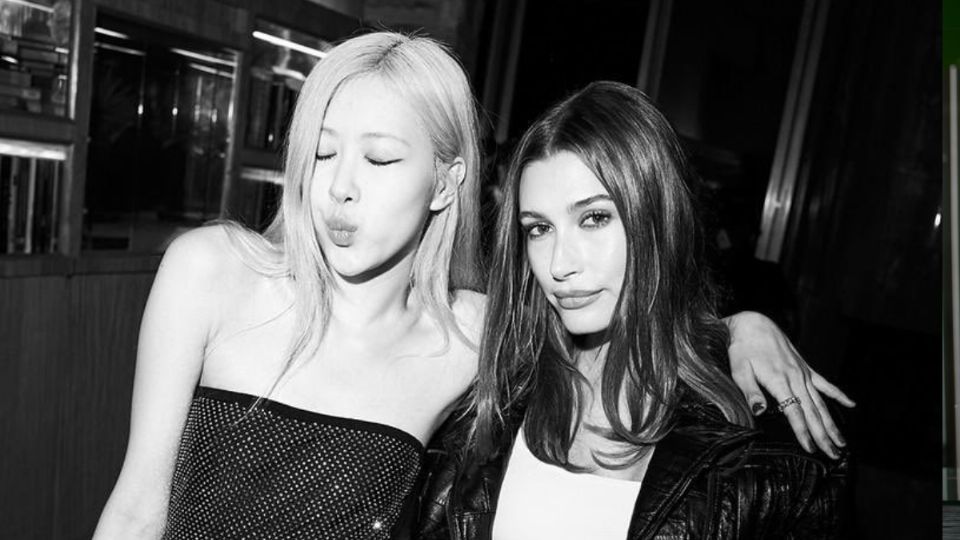 Rosé y Hailey han sido amigas desde hace un tiempo, pues han sido captadas juntas en diversos eventos