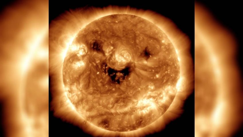 La NASA capta al Sol cuando “sonríe”, pero advierte una peligrosa señal