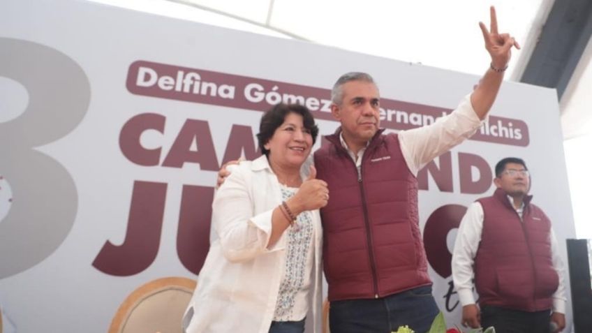 Fernando Vilchis y Delfina Gómez acuerdan caminar juntos rumbo al 2023